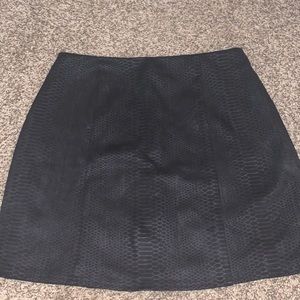 Women’s black mini skirt